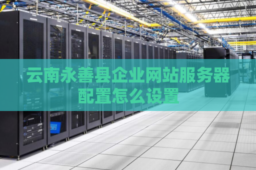 云南永善县企业网站服务器配置怎么设置