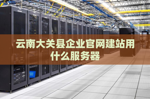 云南大关县企业官网建站用什么服务器
