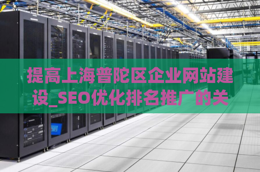 提高上海普陀区企业网站建设_SEO优化排名推广的关键步骤